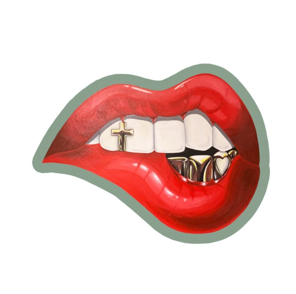 Million Dolla $mile Sticker